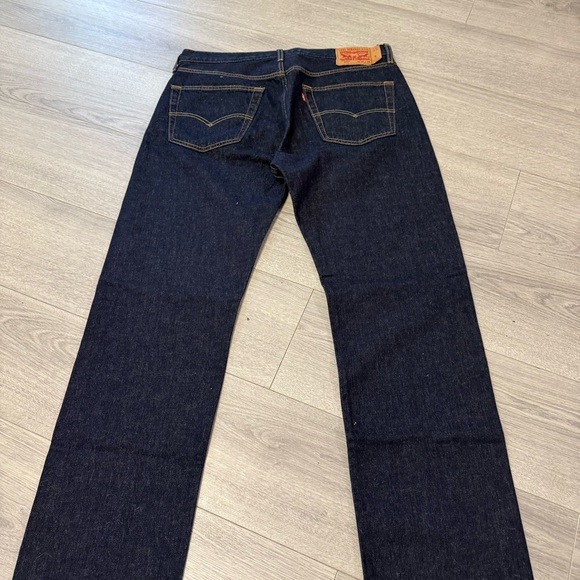 Levi’s 501 36x34 NWOT Dark Denim Men's Jeans - Picture 4 of 13